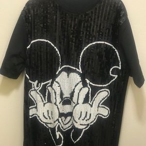 Sequin Mickey Mouse Jersey